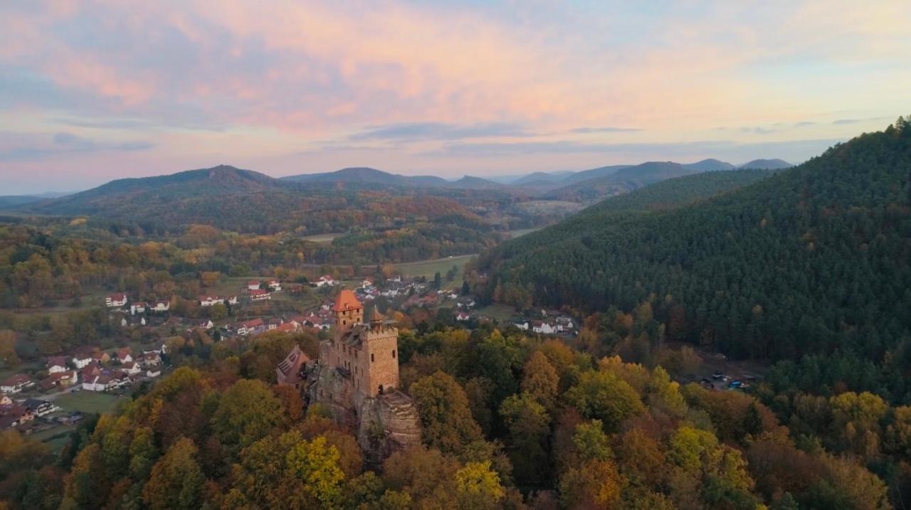 Ferienwohnung Am Waldrand Lemberg Dış mekan fotoğraf